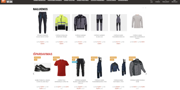 Ropa de trabajo lituana, hecha a medida y entregada digitalmente para los sectores de salud, industrial y seguridad.